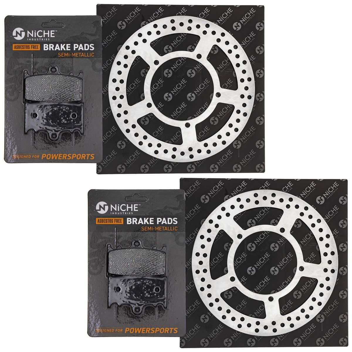 Brake Rotor Pad Kit for Kawasaki (43082-1142, 43082-0153, MK1007391)