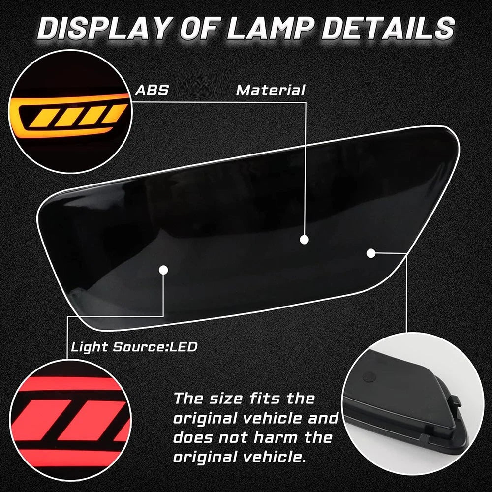 LED Rear Bumper Fog Lights for Jeep Grand Cherokee (2011-2021)