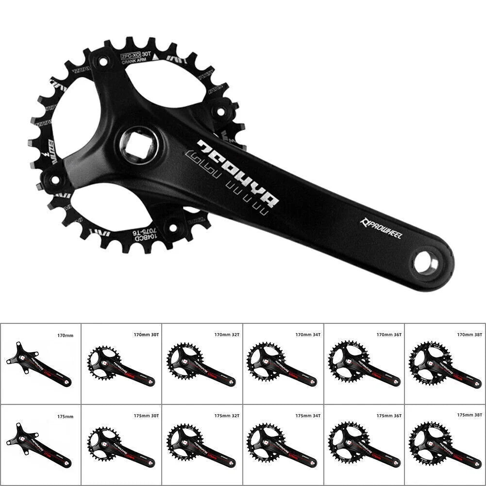 Set of 5 Sprockets 30/32/34/36/38T 104BCD for MTB Crankset