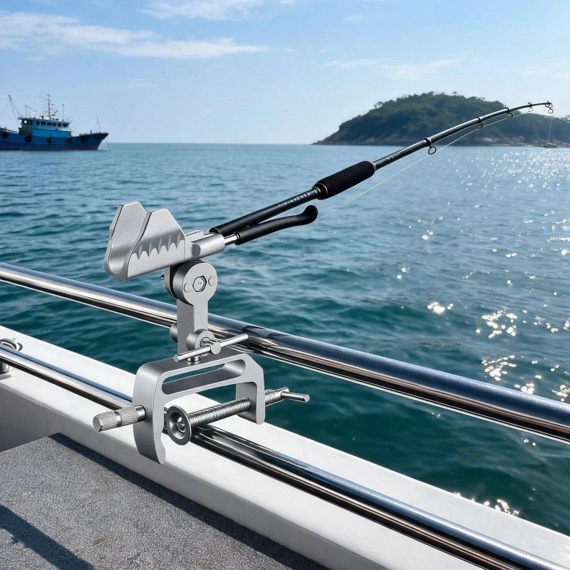 360 Degree Rotation Stainless Steel Boat Rod Holder for Yacht Deck