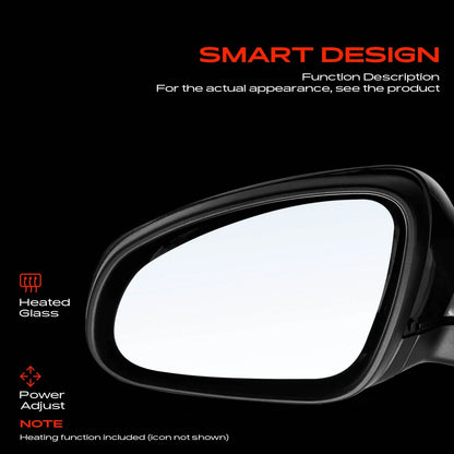 Driver Power Mirror for Buick Verano (2012–2017) - 22762391, 22908063, GM1320439