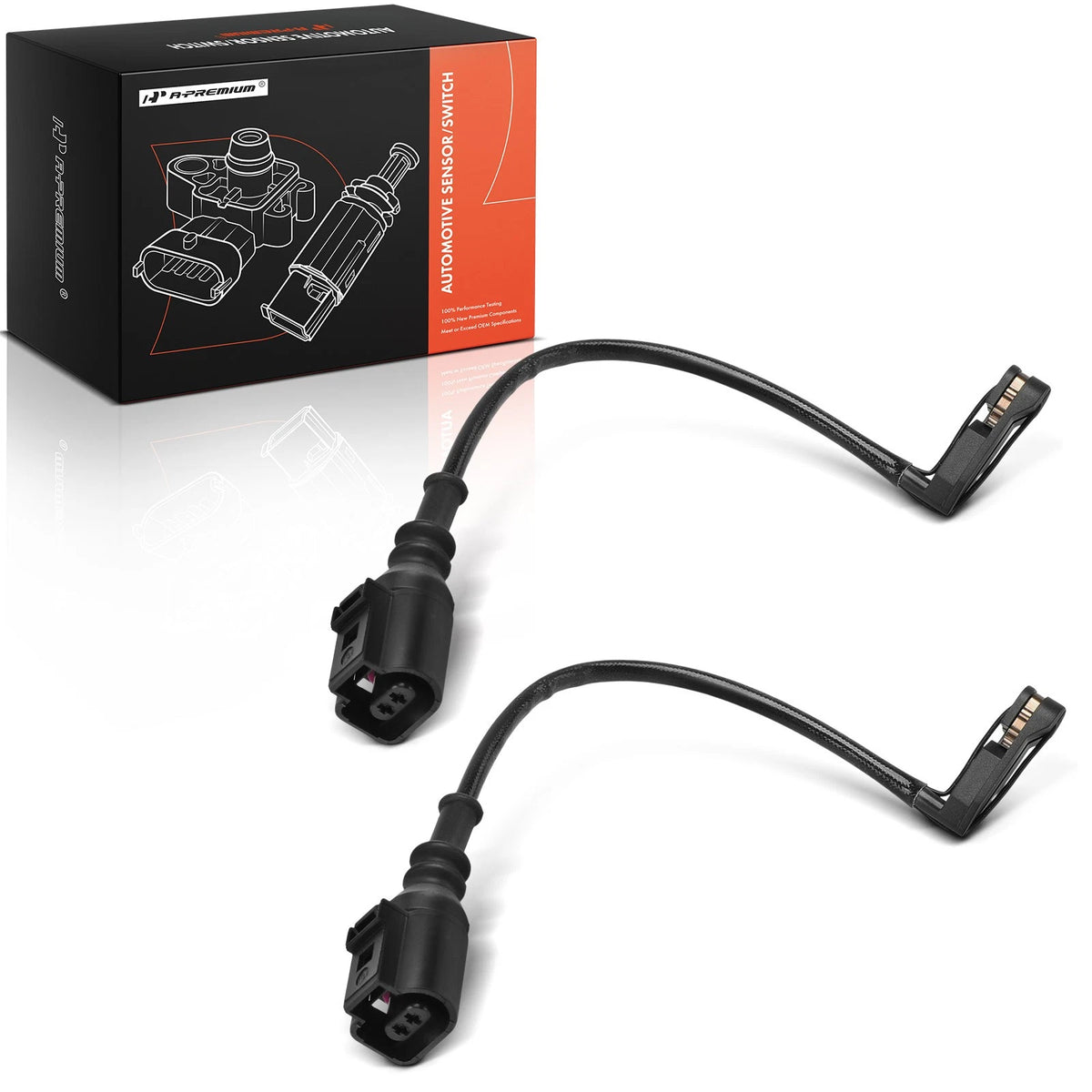 2X Front Side Brake Pad Wear Sensor for Audi TTS Quattro (2016–2023) SW1672