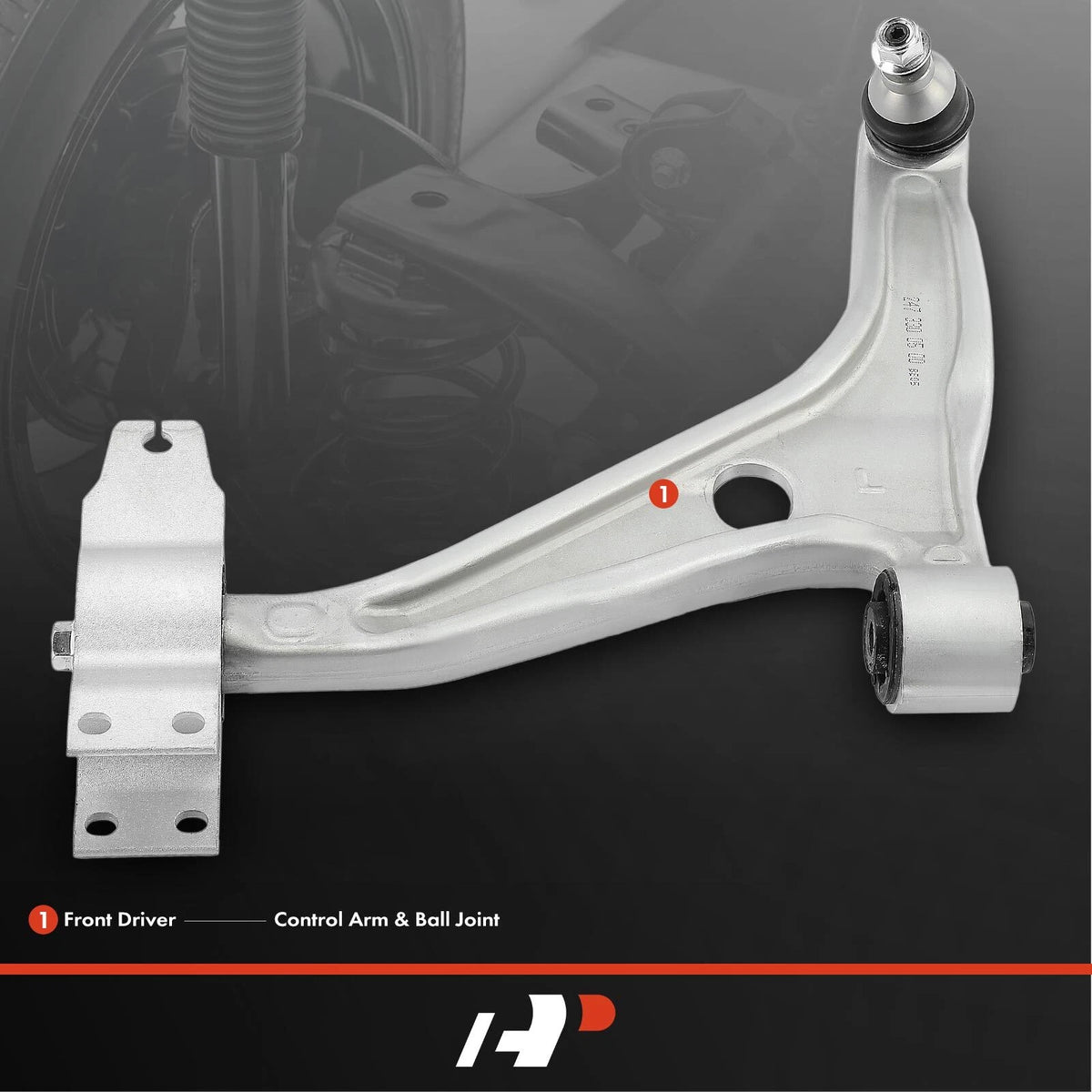 Front Left Control Arm with Ball Joint Assembly for Mercedes-Benz W177 (2019–2023) - 2473305300, 2472207502
