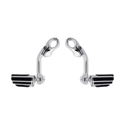 1-1/4" Engine Guard Bar Highway Footpegs for Harley Sportster Touring