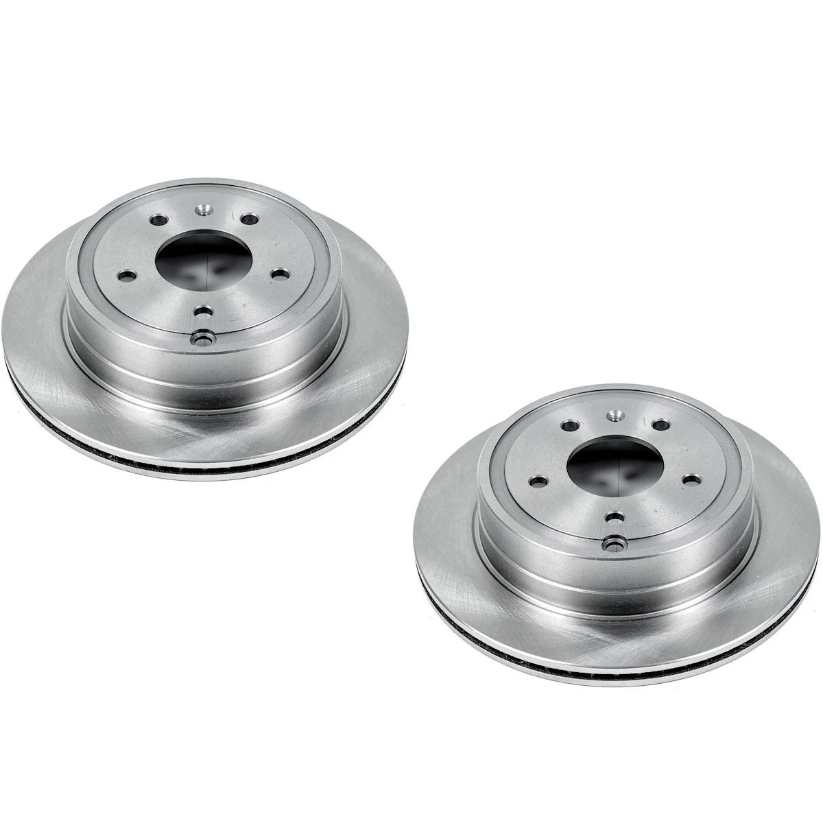 Set of 2 Powerstop Brake Discs Rear for Chevy Captiva Sport (2007–2015) SET-P15AR8668-2