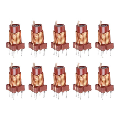 Pack of 10 Adjustable Ferrite Core Inductor 12T Turns 0.6-1.7uH