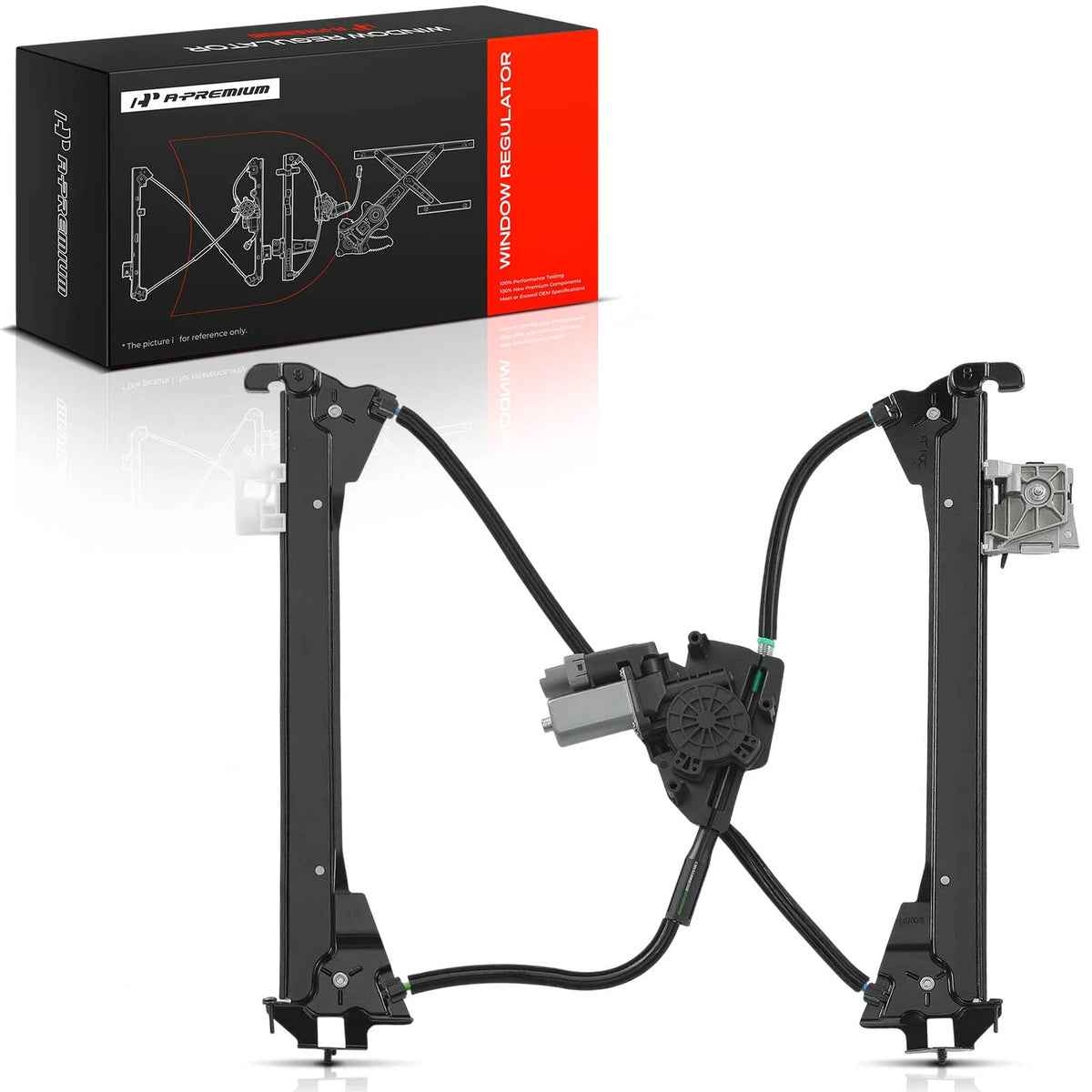 Front Right Power Window Regulator with Motor for Tesla Model S (2012–2020) 824012Y000, 600665100L