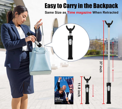 Rechargeable Cattle Prod with LED Light for Cattle Handling (37 Inch)