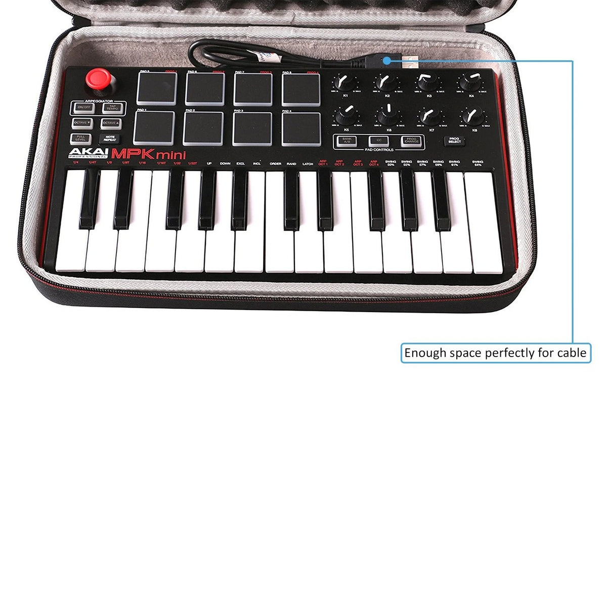 LTGEM Case for Akai 13.5" L x 9" W x 2.8" H