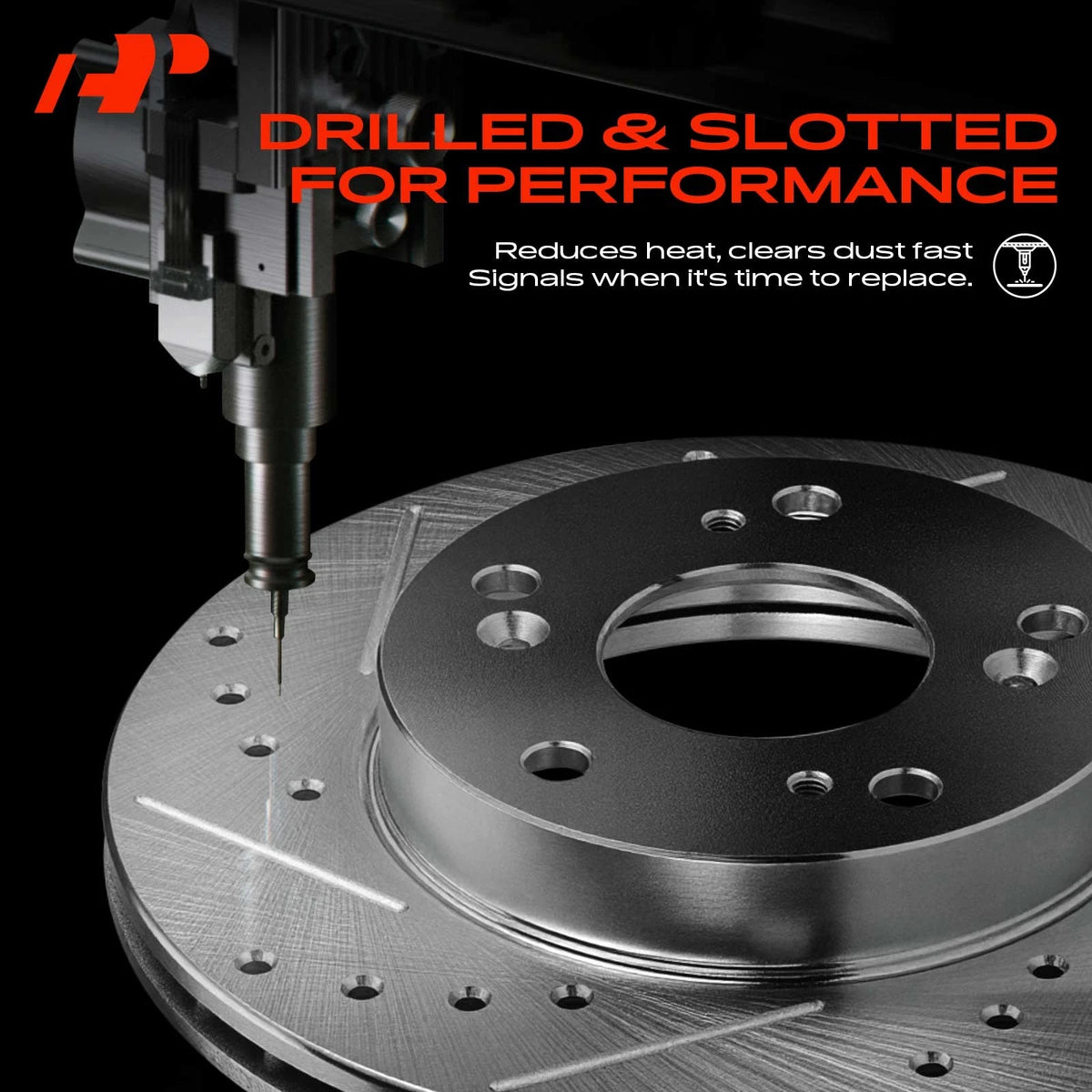 Rear Side Drilled Brake Rotor for Volkswagen Passat Golf Tiguan Audi (S-12133113)