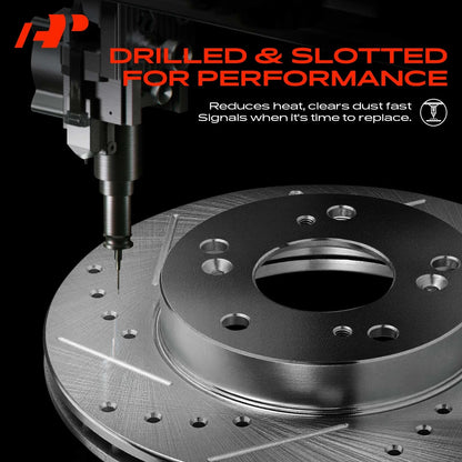 Rear Side Drilled Brake Rotor for Volkswagen Passat Golf Tiguan Audi (S-12133113)