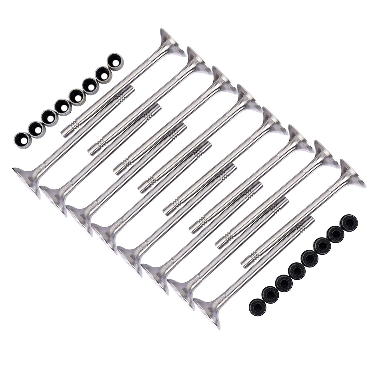 8x Intake & 8x Exhaust Valves for Audi A6 VW Eos Beetle Seat Exeo 2.0 TDI