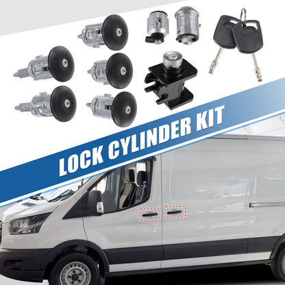 Ignition Lock Cylinder with Key Set for Ford Transit Connect (2002–2012)