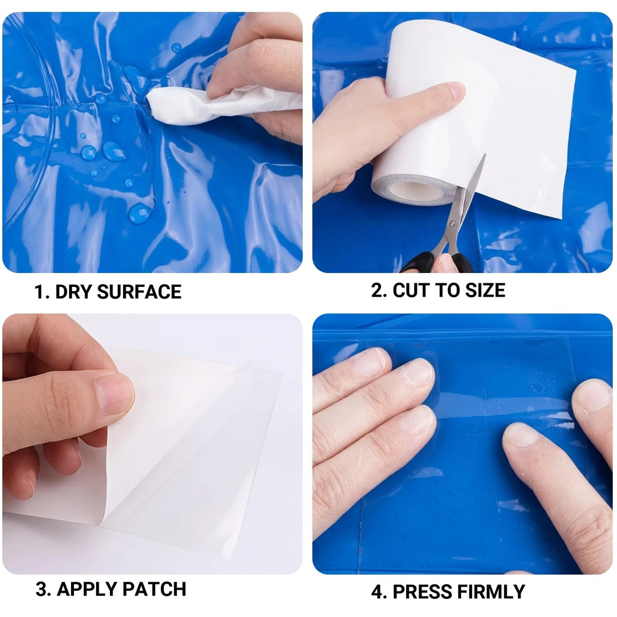 16.4FT x 6 Inch TPU Waterproof Repair Tape, Heavy Duty Vinyl Patch Kit