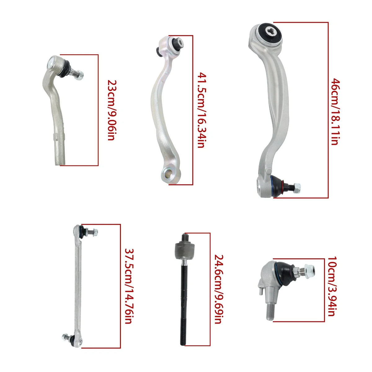 12PC Front Control Arm Set for Mercedes-Benz E400 (2014)