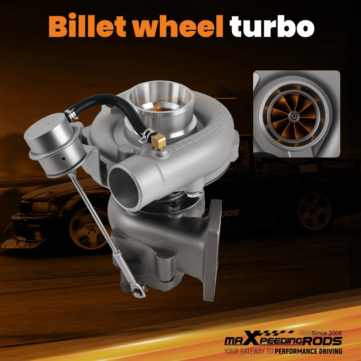 T3 T04E V-Band Billet Turbocharger .5 .63 A/R w/ Internal Wastegate 420HP