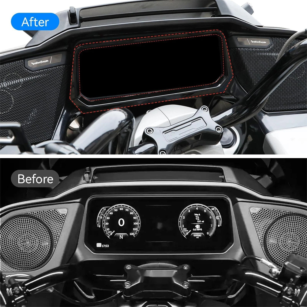 Stereo Accent Dashboard Inner Fairing Trim for Road Glide (2024–2025)