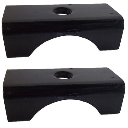 Set of 2 Trailer Axle Spring Seat Perch for 3" Axle Tube (5200 6000 7000)