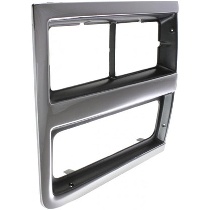 Headlight Bezel for Chevy Blazer (1990–1991) | Chrome | LLX-GM2513162-CL360A70, GM2513162