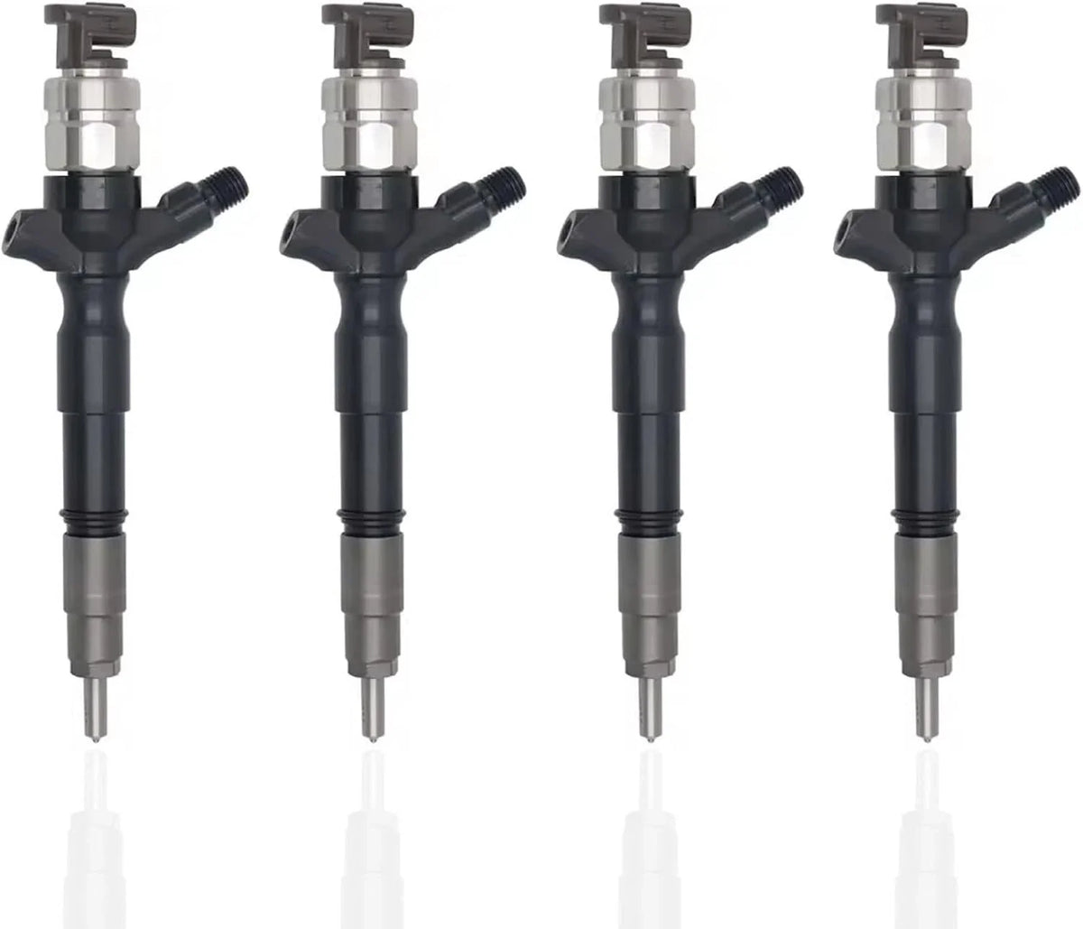 Set of 4 Common Rail Injectors 23670-51030 095000-7710 for Toyota 1VD-FTV (2007–2015)