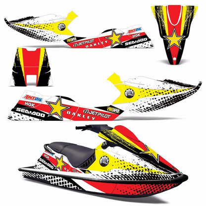 Graphics Kit Decal Sticker for Sea-Doo XP (1993–1996)