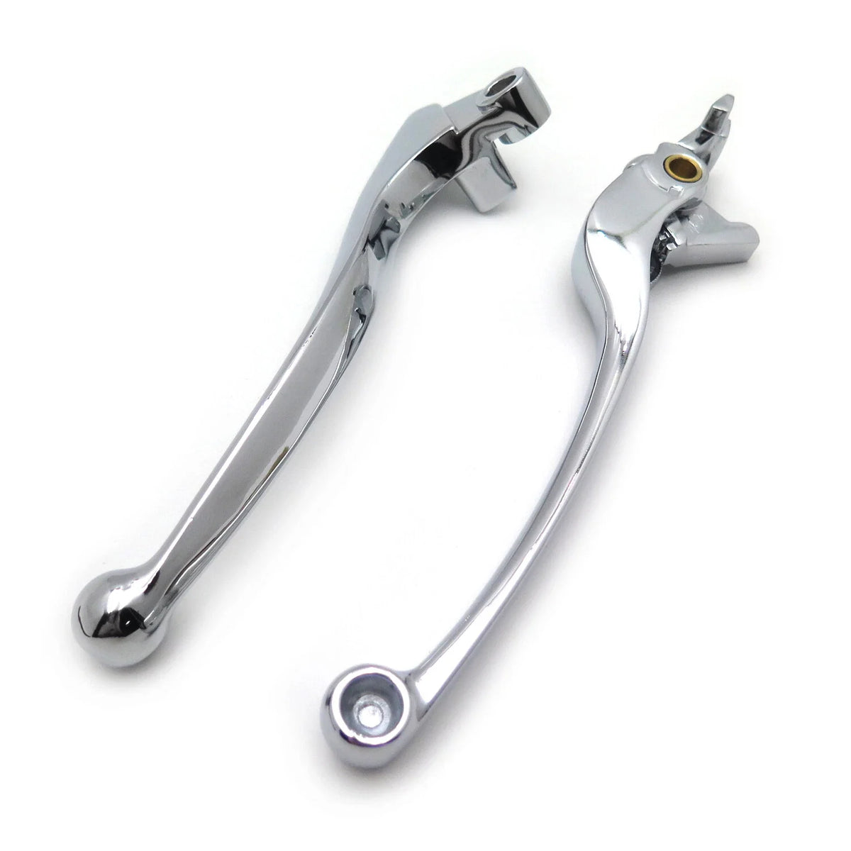 Chrome Brake and Clutch Hand Lever Replacement Set for Kawasaki ZX9R (2000–2003)