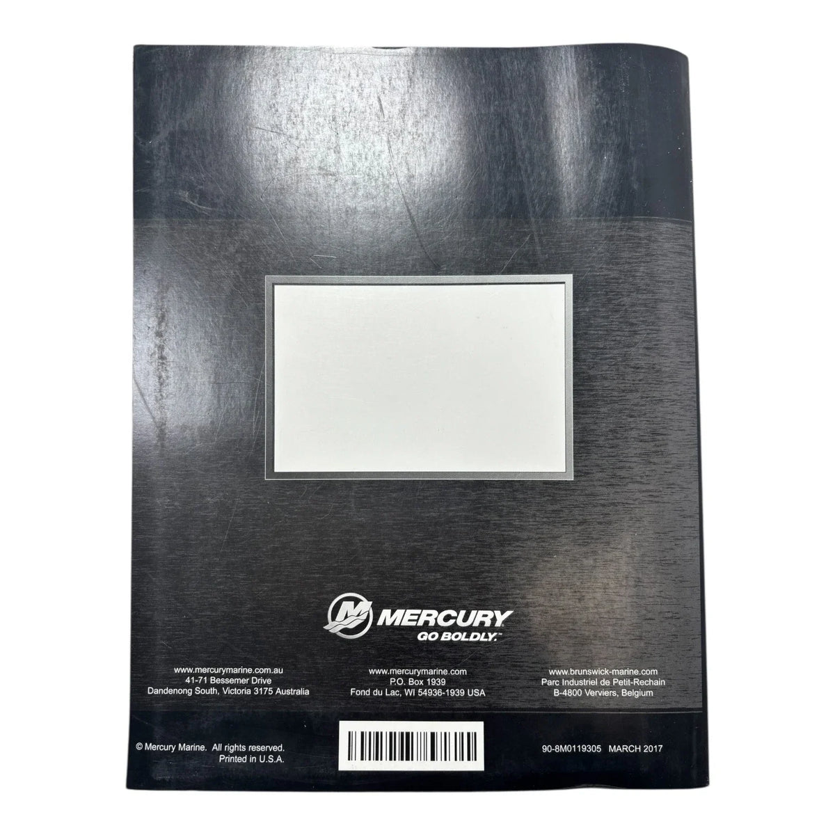 Service Manual for Mercury 200/250 HP EC & Non EC (2017) 90-8M0119305