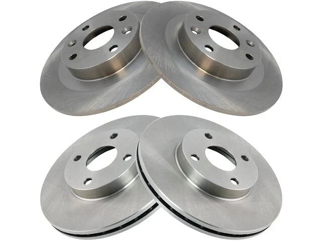 Set of 2 Front and Rear Brake Rotors for Mazda MX3 (1992–1995) TD362GT