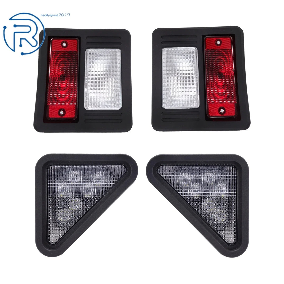 Front & Rear Light Kit for Bobcat S100 S130 S150 S160 (6670284, 7259523, 7259524)
