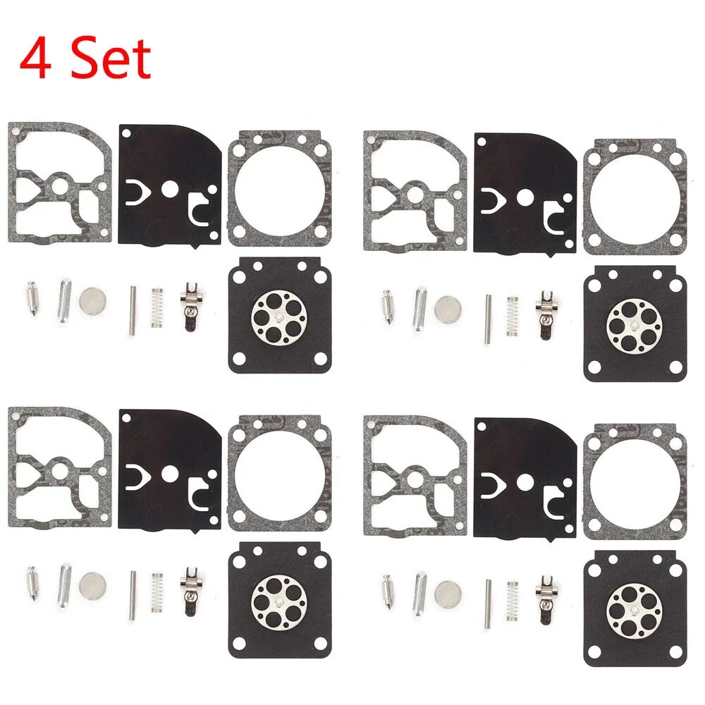 Set of 4 Carburetor Diaphragm Kit for Zama RB-129 C1M-W26A C1M-W26B C1M-W26C