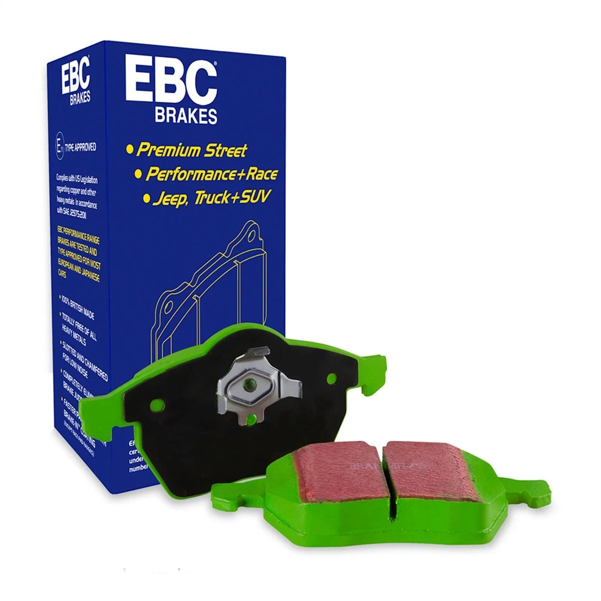 Set of 2 Brake Pads for Toyota Sequoia, Land Cruiser