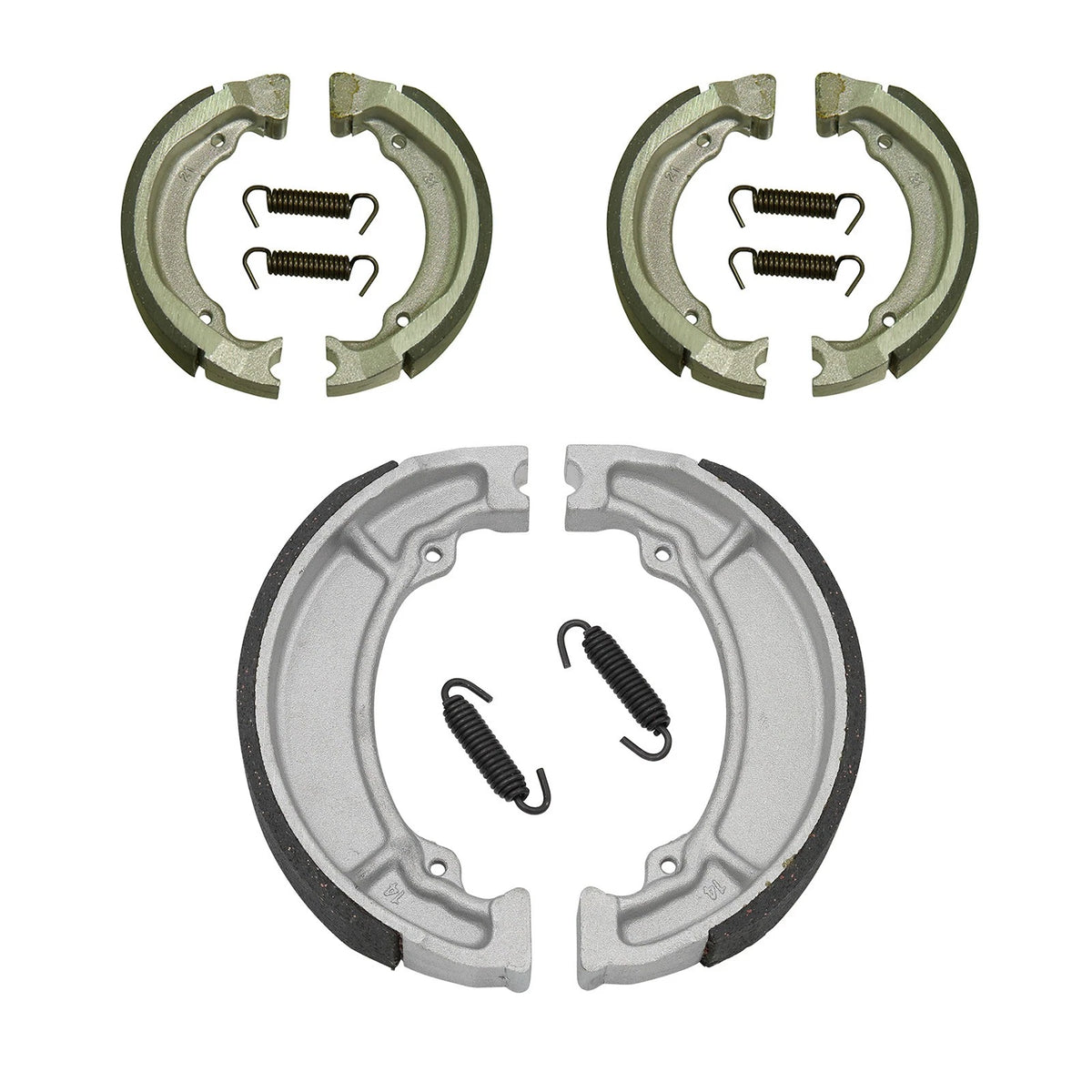 Set of 2 Front & Rear Brake Shoes for Suzuki Quadsport 80 (1987–2006) FS-103 FS-105