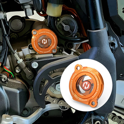 CNC Engine Oil Filter Cap Plug for KTM 250 EXC SXF XCF EXC-F (2001–2012)