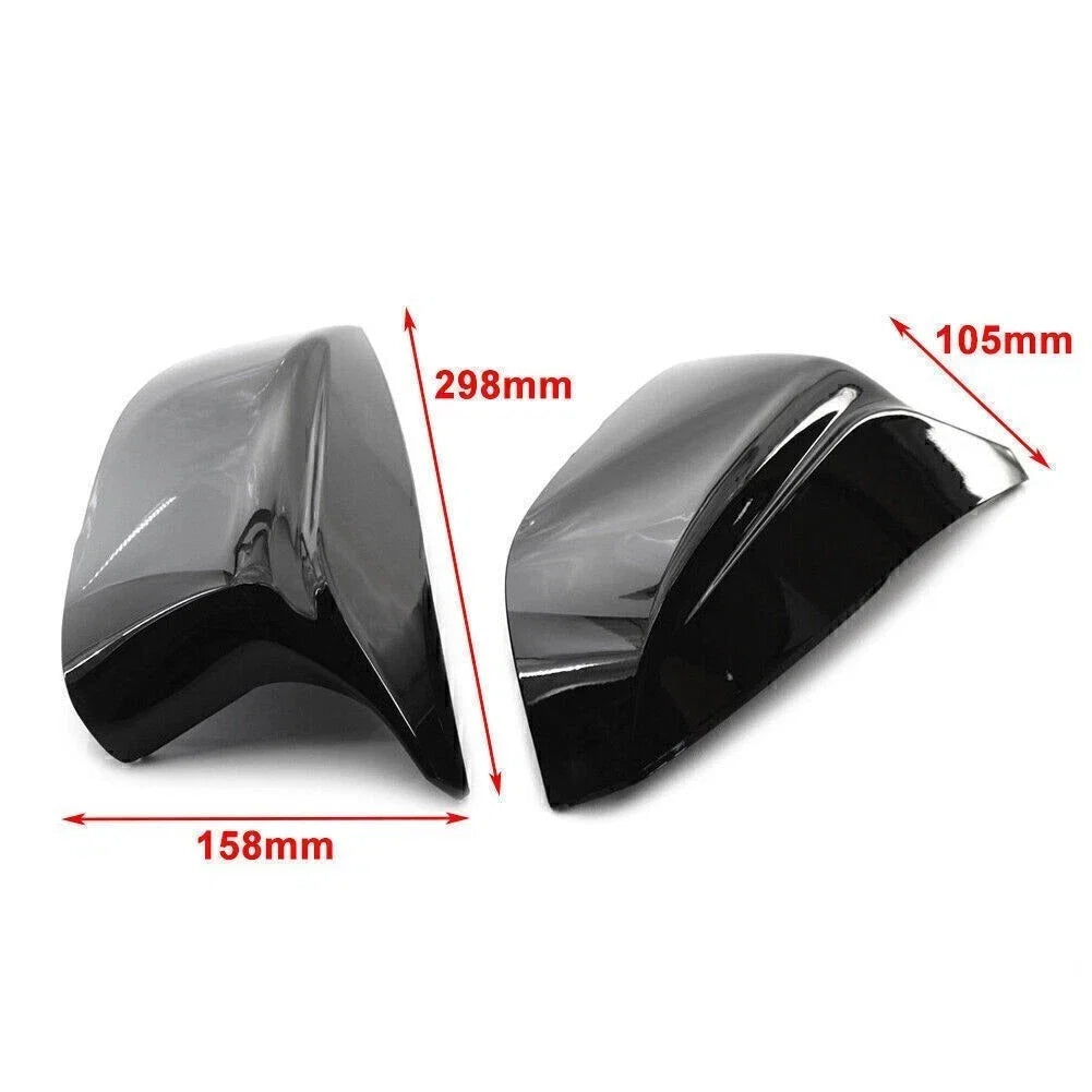 Pair Rear View Mirror Cover Trim for Infiniti Q60 QX30 Q50 Q50S Q70 (2014–2023)