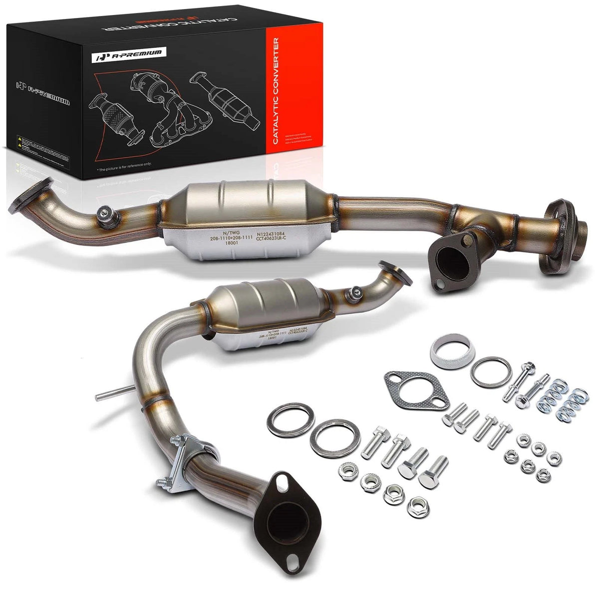 2X Catalytic Converter Rear for Toyota 4Runner Lexus GX470 (2005–2009) 642005, 642010