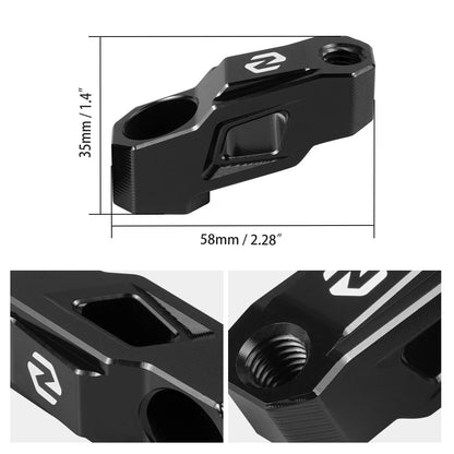 Set of 2 Rear View Mirror Mount Risers for BMW R1250GS (2019–2023)
