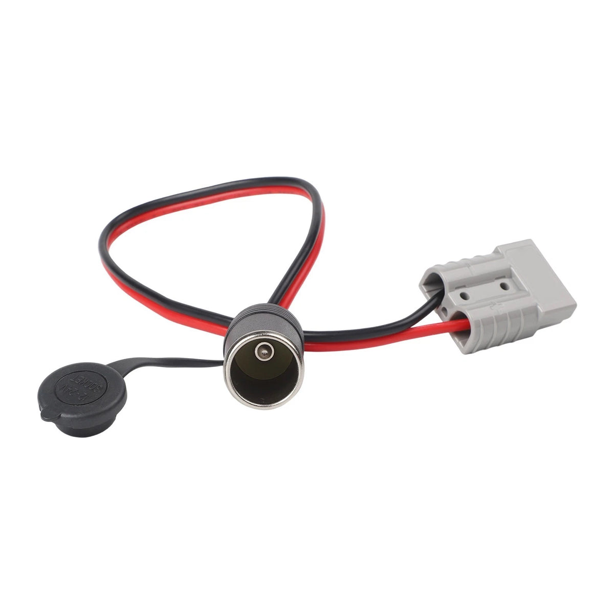 50 Amp Plug to 16A Female Cigarette-Socket Adaptor 500mm 12/24V