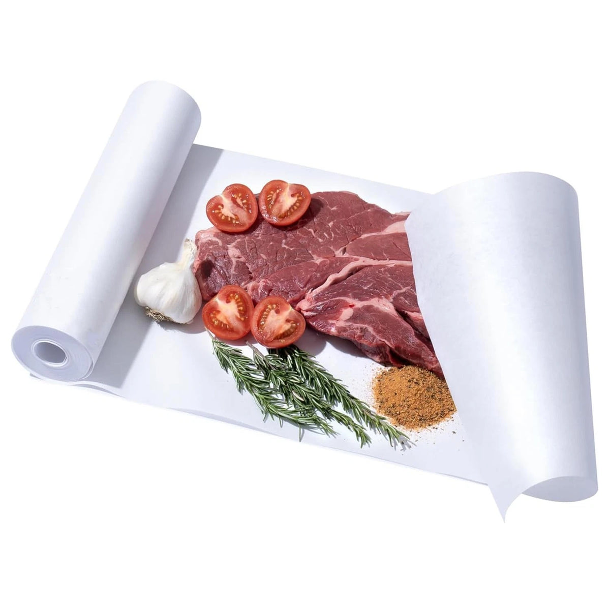 White Butcher Paper Roll 17.5 in x 50 ft Food Grade Unwaxed Unbleached