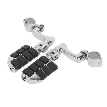1-1/4" Highway Engine Guard Footpeg Pegs for Harley Street Road Glide