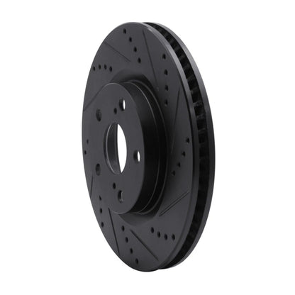 Drilled and Slotted Brake Rotor for Pontiac Vibe (2009–2010) ALX-PAU-DF-633-76080R-CLA5