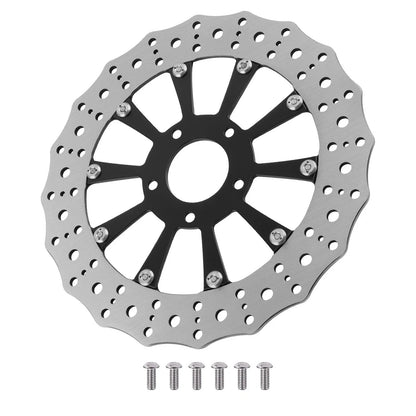 Front Brake Disc Rotor 299mm for Harley-Davidson Softail Breakout (2015–2024) Black