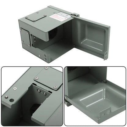 30 Amp Weatherproof Power Outlet Box for EV/Welding Applications