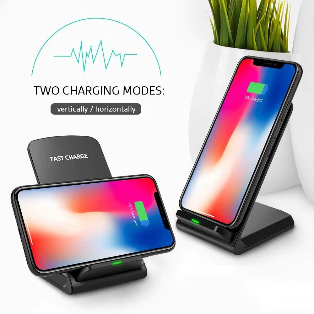 15W Wireless Fast Charger Stand for Samsung Galaxy (2015–2023)