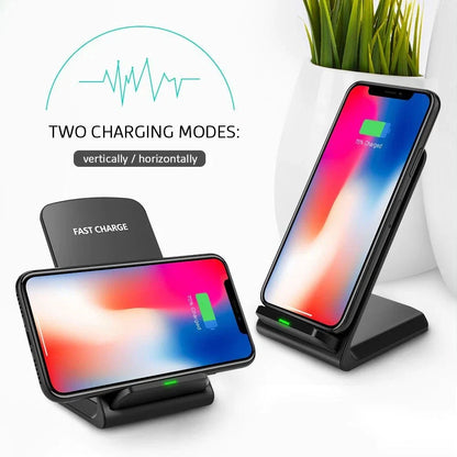 15W Wireless Fast Charger Stand for Samsung Galaxy (2015–2023)