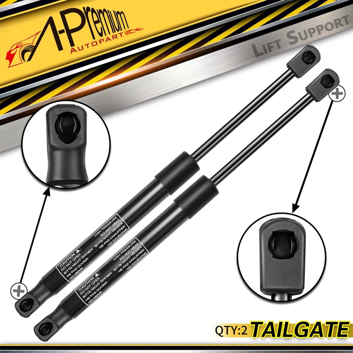 2X Rear Tailgate Lift Support Shock Struts for Audi Q5 SQ5 (2009–2017) 4B-106389