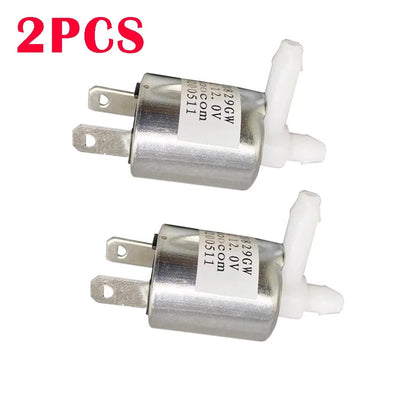 2X Mini Electric Solenoid Valves DC 12V Normally Closed for Water or Air