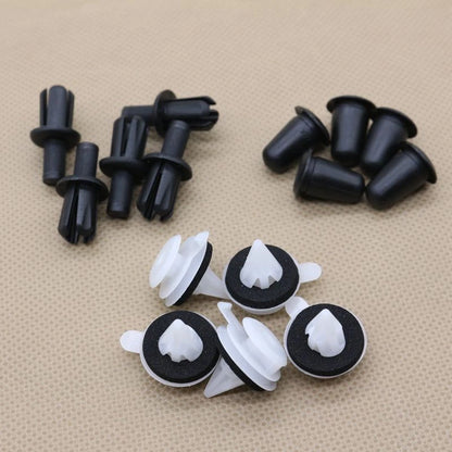 15pc Windshield A Pillar Push Rivet Retainer Clips for Range Rover L322 (2002–2012) - 002229, IPN 00050, LR 033144