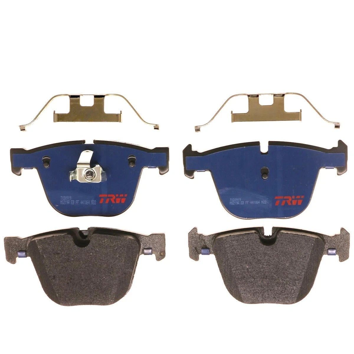 2X TRW Brake Pad Set Rear for BMW ActiveHybrid 7 750i (2011–2015) TXD0919, 34216793025