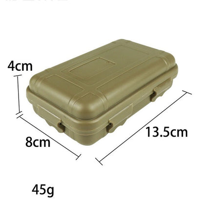 Set of 4 Waterproof Sealed Storage Boxes - Outdoor Moisture-proof Cases