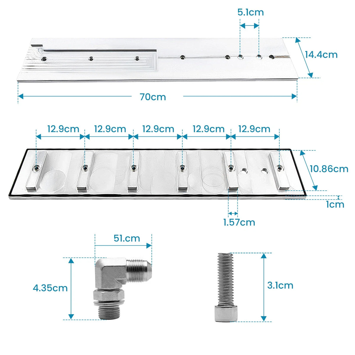Billet Tappet Cover Kit for Cummins Dodge Ram 5.9L 12v 24v Diesel (1989–2002)